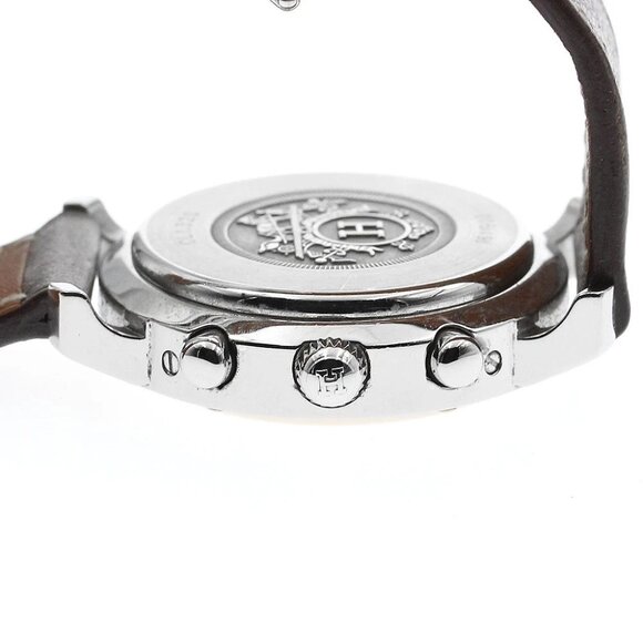 HERMES Clipper chrono CL1.320 Date white Dial Quartz Ladies Watch_892379 main image 5